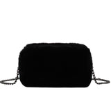 Women's Fashion Plush Chain Shoulder Bag