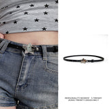 Black Subculture Belt All-match Five-pointed Star Accessories Belt