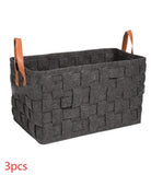 Felt storage basket