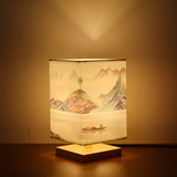 New Chinese Retro Style Bedside Night Light Warm