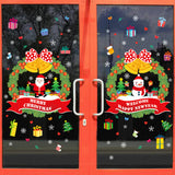 Non-adhesive Electrostatic Glass Window Removable Christmas Static Wall Sticker