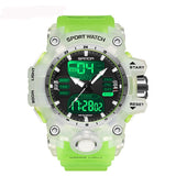 Multifunctional Men's Fashion Korean Style Waterproof Shockproof Transparent Watch