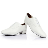 Men's Modern Dancing Shoes Leather Soft Bottom Men's Dance Shoe Latin Dance Shoes Dance Shoe Men's National Standard Square Friendship Dancing