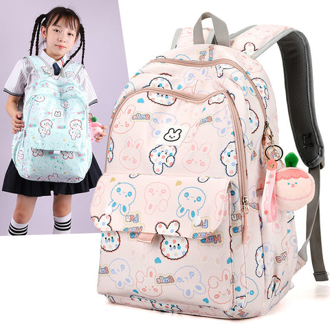 Cute Girls' Lightweight Multi-layer Primary School Student Large Capacity Schoolbags