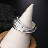 Silver Jewelry Retro Ethnic Style Nine Ring