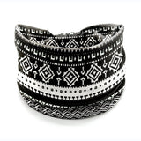 Hair Band Datura Flowers Headband Elastic And Sweat-absorbing Women's Wide Edge Hair Accessories