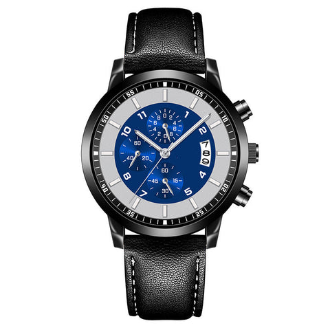 Men's Business Alloy Calendar Luminous Quartz Watch