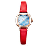 Square Waterproof Belt Quartz Women's Student Watch