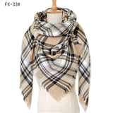 European And American Autumn And Winter Plus-sized Double-sided Qicaigei Scarf Women's Shawl