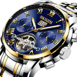 Men's Fashion Waterproof Luminous Hollow Tourbillon Automatic Mechanical Watch