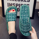 Men's And Women's Non-slip Home Floor Cotton Slippers