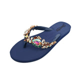 Summer New Bohemian Style Flat Non-slip Flip-flop Women's Beach Slippers