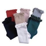 Mid-calf Lace Combed Cotton Baby Socks