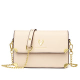 Fashion Color Contrast Deer Head Chain Crossbody Bag