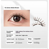 Magnetic Eyelashes Thick Zero Glue Long C Curved Eyelashes