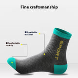 Spring And Autumn Summer Socks Men's Mid-calf Length Sock Sweat-absorbent Breathable