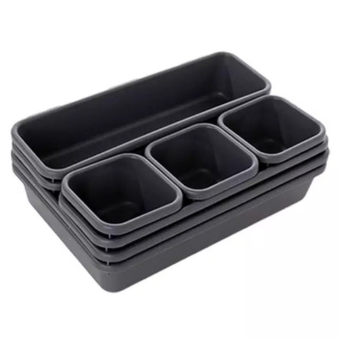 8pcs Set Home Drawer Organizer Box Trays Storage Office Box