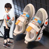 Boys' Fashionable Casual Mesh Breathable Running Shoes