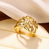 Fashion Personality Men And Women Lava Ring