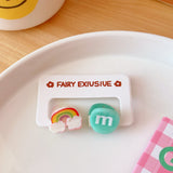 Hair Accessories Candy Color Cute Mini Small Hairclip Cartoon Bear Bang Clip Broken Hair Grip Student Jewelry