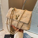 Women Autumn And Winter Chain Shoulder Messenger Popular Small Square Bag