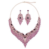 Necklace And Earrings Suite High Profile Retro Delicate