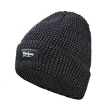 Reflective Beanie Hat Women Skullies Autumn Winter