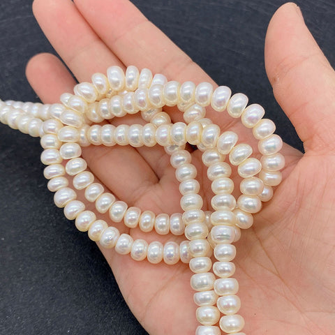 Natural Freshwater Pearl Loose Bead Jewelry Necklace Accessories