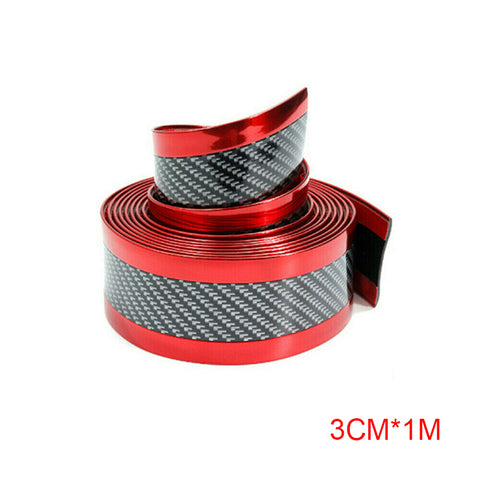 Anti-stepping Universal Modified Pedal Trim Strip Carbon Fiber