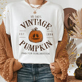 Halloween Ghost Witch Pumpkin Print Casual Short Sleeved Shirt