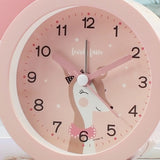 Internet Celebrity Student Little Alarm Clock Mute Scanning Movement Cartoon Wholesale Direct Sales Seat