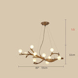 Restaurant Chandelier Decorative Tree Branch Lights Zen Japanese Wabi-sabi Wind Lamps