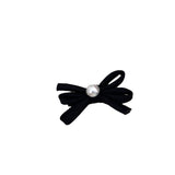 Side Clip Bangs Pearl Bow A Pair Of Hairclips Duckbill Clip