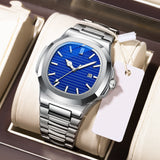 Men's Fashion Steel Strap Luminous Waterproof Watch