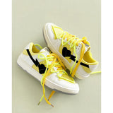 Men's And Women's Fashion Smudged Love Heart Strap Sports Shoes