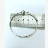 S925 Sterling Silver Screw Movable Bracelet