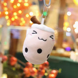 Cartoon Milk Tea Cup Small Pendant Doll