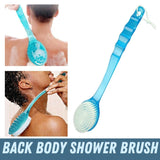 Long Handle Bath Body Brush Soft Back Shower Exfoliating Skin Scrubber Massager