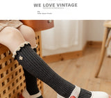 Spring And Autumn Thin Cotton Mid-length Socks