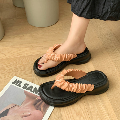 Couple Flip-flops Beach Seaside Plywood Cool