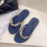 Summer New Bohemian Style Flat Non-slip Flip-flop Women's Beach Slippers