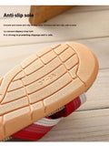 Linen Slippers Home Couple Indoor Wooden Floor Home Thick-soled