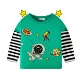 Cartoon Three-dimensional Printing Children's Long Sleeve