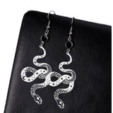 Creative Hollow Snake Pendant Women's Earrings Bohemian Ethnic Style