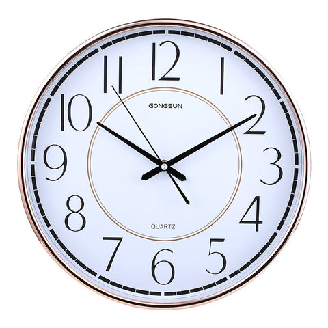 Wall Clock Office Simple Nordic Atmosphere Home Fashion Creative Bedroom Round Clock - UNBEATABLE STORE