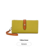 Women's Wallet Contrast Color Hasp Long Zipper Multi-functional Simple Fashion Clutch