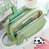 Large Capacity Cartoon Transparent Pencil Case