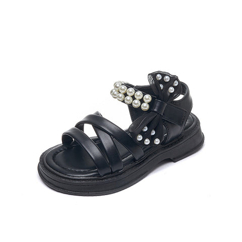 Fashion Personality Girls Soft Bottom Roman Sandals