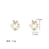 Gentle And Sweet Butterfly Flower Earrings, Delicate Temperament For Women, High-end And Cool Earrings, Niche Design Earrings