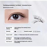 Magnetic Eyelashes Thick Zero Glue Long C Curved Eyelashes